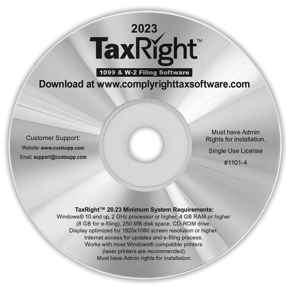 TaxRight 2023 Software