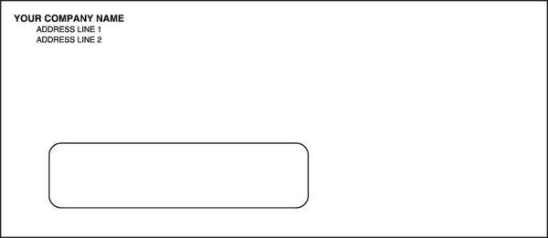 #10 Imprinted Window Envelope