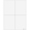 Blank Laser Paper For Tax Forms 4 Forms Per Page