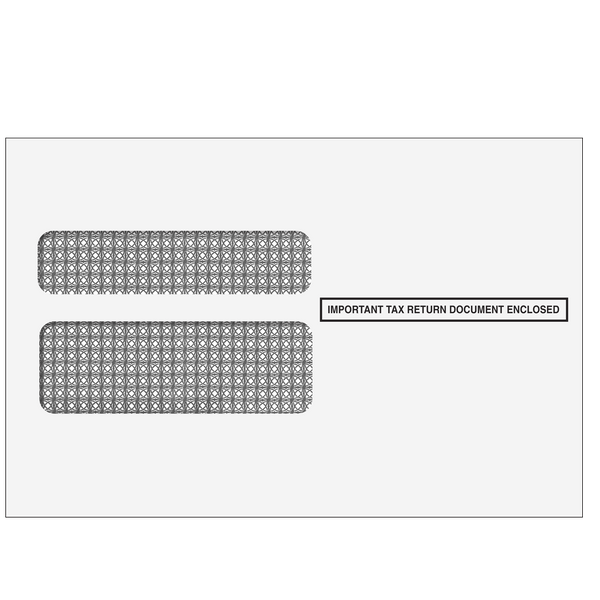 W-2 Double Window Envelope