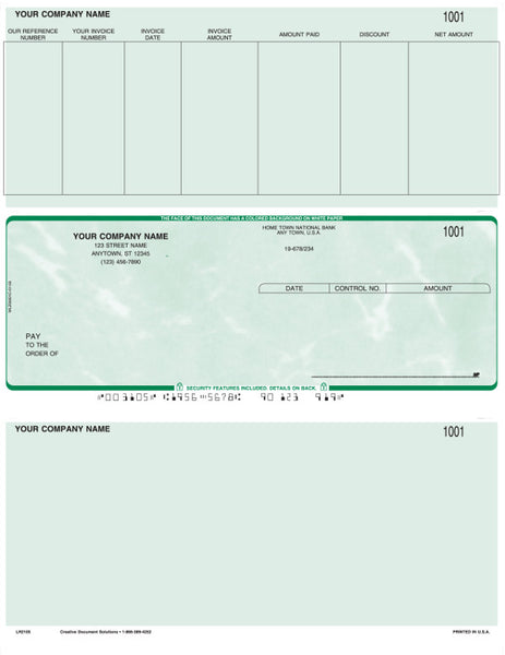Great Plains Laser Accounts Payable Check