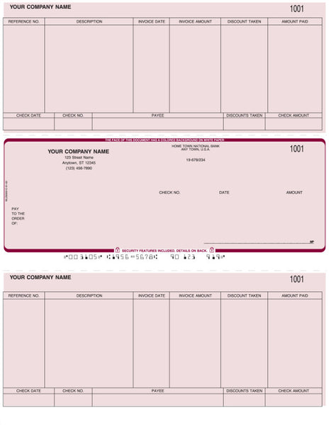 Peachtree Laser Accounts Payable Check