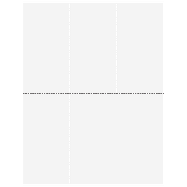 Blank Universal 4up W-2 & 1099 Form