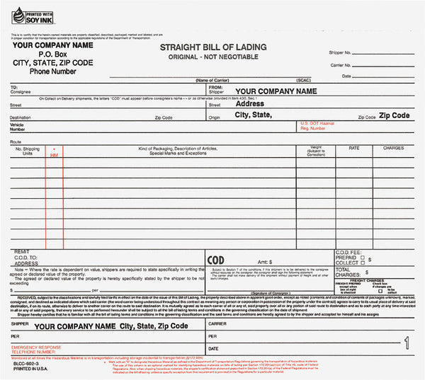 Bill of Lading