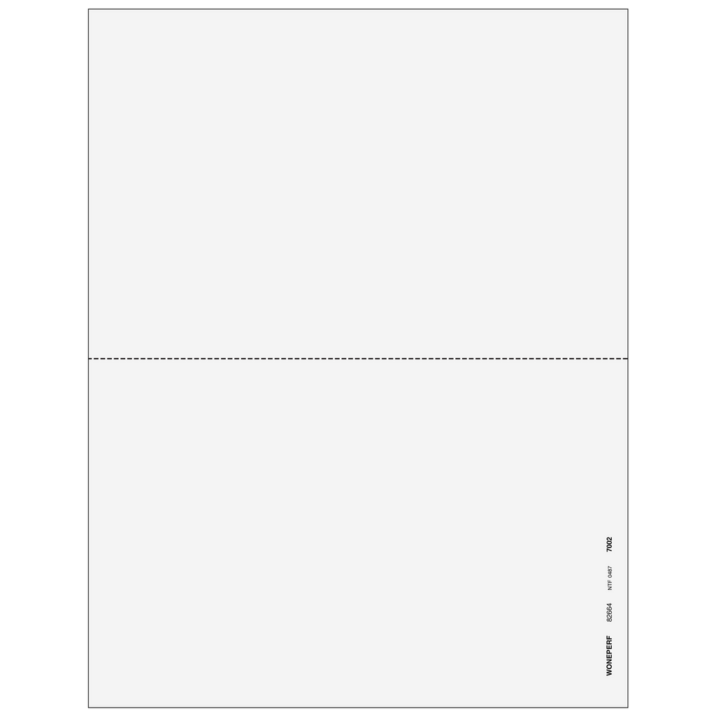 Blank W-2 & 1099 Form (without Instructions)