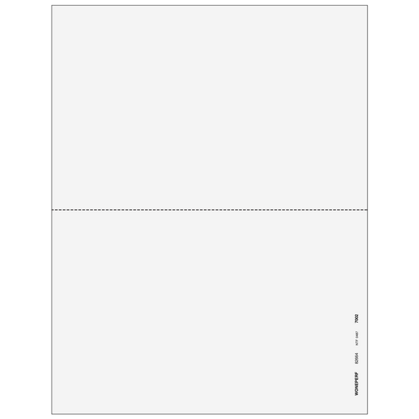 Blank W-2 & 1099 Form (without Instructions)